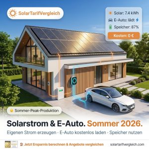 Photovoltaik und E-Mobilität perfekt kombinieren mit Solarstrom und Wallbox