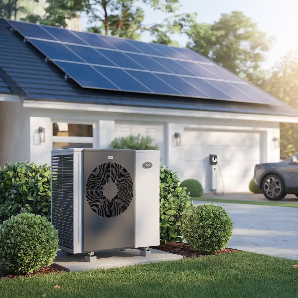 Wärmepumpe mit Photovoltaik und intelligentem Energiemanagement